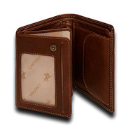 Visconti Newton DRW27 ID Trifold Leather Wallet Passcase 3.75" x 4.75" x 1"