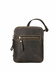 Visconti Hunter Distressed Leather Small Cross Body Messenger Shoulder bag - ...