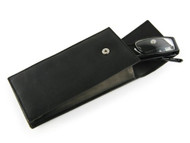 Visconti GC-1 Soft Leather Eye Glasses Case (Black) [Health and Beauty]