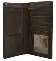 Visconti Heritage-12 Soft Leather Checkbook Wallet (Brown) [Apparel]