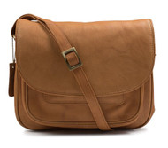 Visconti 2194 Tan Leather Woman's Shoulder Handbag / Messenger Bag / Crossbod...