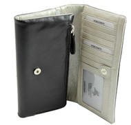 Visconti Persia CSM8 Ladies Large Soft Leather Checkbook Wallet Purse / Bifol...