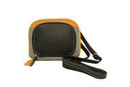 Visconti BRB16 Leather Mini Bag Purse with Cross-Body Shoulder Straps BARBELL...