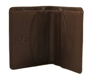 HT6 Mens Soft Thin Leather Business Card Wallet Gift Boxed= Parent