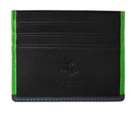 Visconti BD13 Ernst Black Leather Pocket Card Holder BOND COLLECTION (Black/ ...