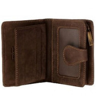 Visconti Hunter 715 Mens Bifold Wallet with Zippered Coin Purse in Oil Brown ...
