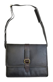 Visconti 16160 ZORRO Large Messenger Bag in Oiled Leather (Oil Brown) [Apparel]