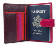 Visconti RB 75 Multi Colored Passport Holder Cover Case / Wallet
