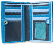 Visconti Penang RB109 Ladies Multi Colored Leather Organizer Card Holder Wall...
