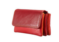 Visconti RB 99 Multi Colored Womens Soft Luxury Leather Coin Purse Wallet