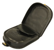 Visconti Polo T-5 Soft Leather Coin Purse Pouch Tray/Change Holder (Black)