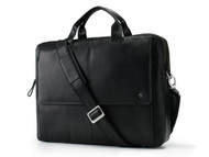 Visconti ML24 Leather Laptop Computer Case / Shoulder Messenger Bag (Black)