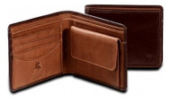 Visconti Raffle TORINO TR-30 Top Quality Leather Classic Bifold Wallet with C...