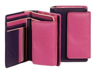 Visconti RB98 Multi Colored Soft Leather Ladies / Girls Compact Bifold Wallet...