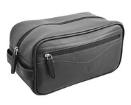 Visconti HT105 Leather Toiletry Travel Bag Dopp Kit