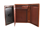 Visconti Colombia ET-53 Mens Leather Tri-Fold Wallet