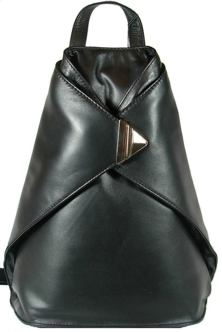 ladies soft leather backpack