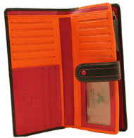 Visconti Athena Tall Soft Leather Ladies Bifold Wallet
