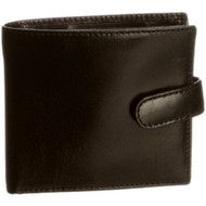 Visconti 454 Milano Mens ID Card Case Holder Leather Glossy Wallet in Black o...