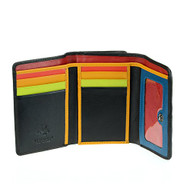 Visconti STR3 Women's Secure RFID Blocking Leather Trifold Clutch Wallet Purse