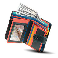 Visconti CHL71 Women's Secure RFID Blocking Leather Bifold Clutch Wallet Purse