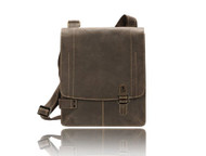 Visconti JAKE - Single Lock Flapover Leather Messenger Bag / Crossbody / Backpack - Hunter 16092