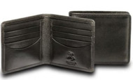Visconti HT8 Soft Thin Leather Business/Credit Card Holder Wallet (Black)