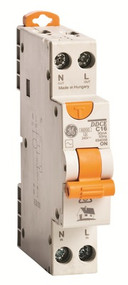 RCBO, Domestic 1P+N C CURVE 30mA TYPE AC 6kA