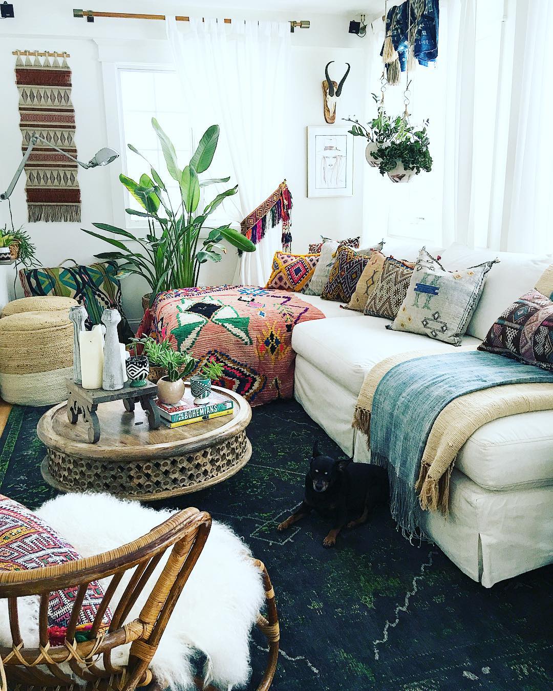 7 Inspirational Boho Living Room Designs You Have to See - Snazzy Switch