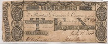 1801 $10 Gloucester Farmers Ex. Bank, 1st Failed Bank