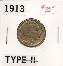 1913 Buffalo Nickel Type 2