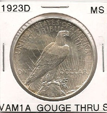 1923 D Peace Dollar VAM 1A MS