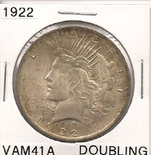 1922 Peace Dollar VAM 41A