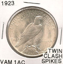 1923 Peace Dollar VAM 1AC