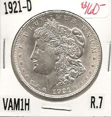 1921 D Morgan Dollar VAM 1H