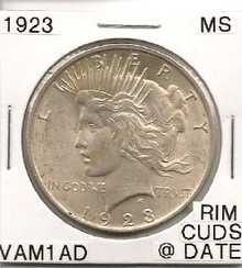 1923 Peace Dollar VAM 1AD MS