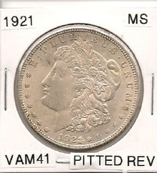 1921 Morgan Dollar VAM 41 MS