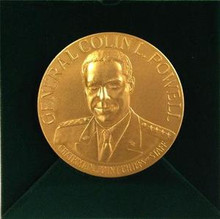 UNITED STATES MINT GENERAL COLIN L. POWELL 3'' BRONZE MEDAL