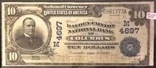 1912 $10 THE HAYDEN-CLINTON NATIONAL BANK OF COLUMBUS OH. CHARTER # 4697