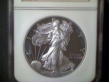 2003 W AMERICAN SILVER EAGLE PROOF PERFECTION NGC ULTRA CAMEO 70