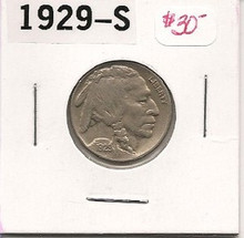 1929-S Buffalo Nickel