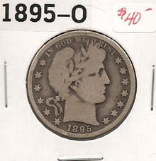 1895-O New Orleans Barber US Liberty Half Dollar G Good