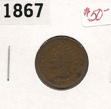 1867 Indian Cent VG Very Good BETTER DATE