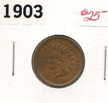1903 Indian Head Cent Brown Uncirculated Unc