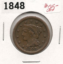 1848 Braided Large Cent Fine Fine Plus FINE +