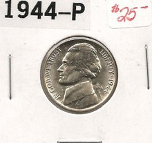 1944-P Jefferson Head Nickel 5 Cents Ch Uncirculated