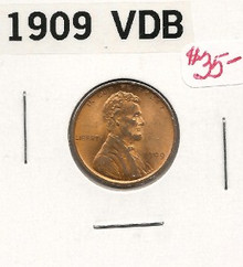1909 VDB Lincoln Wheat Copper Cent Nice Uncirculated