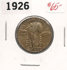1926 Standing Liberty Quarter AU About Uncirculated