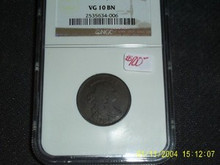 1804 Bust Liberty Half Cent Very Good VG+ VG 10 BN NGC