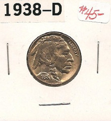 1938-D Buffalo Head Nickel Choice Uncirculated UNC